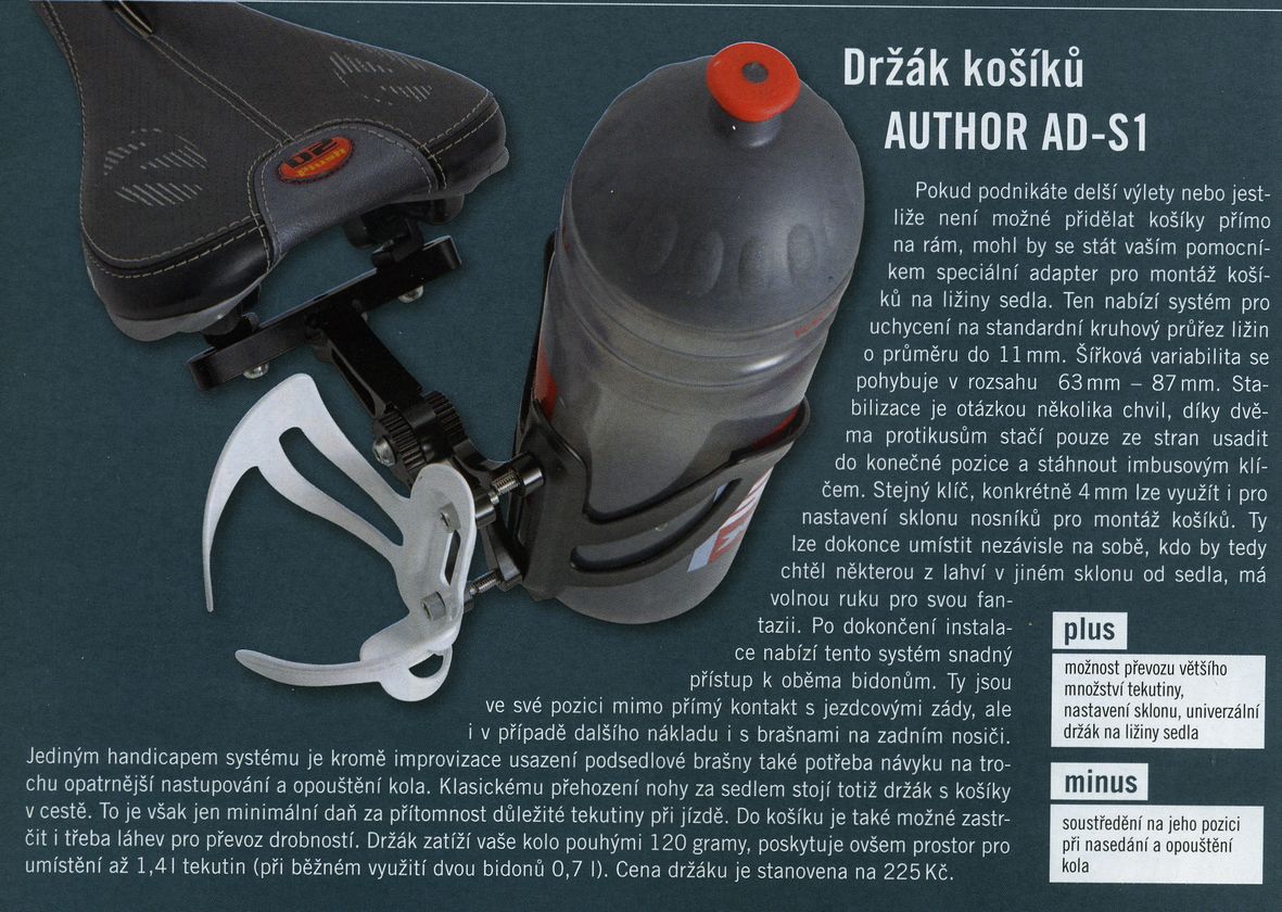 detail AUTHOR Držák košíků AO-S1