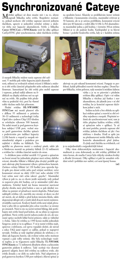 detail CATEYE Světlo zad. CAT TL-NW100K SYNCKinetic