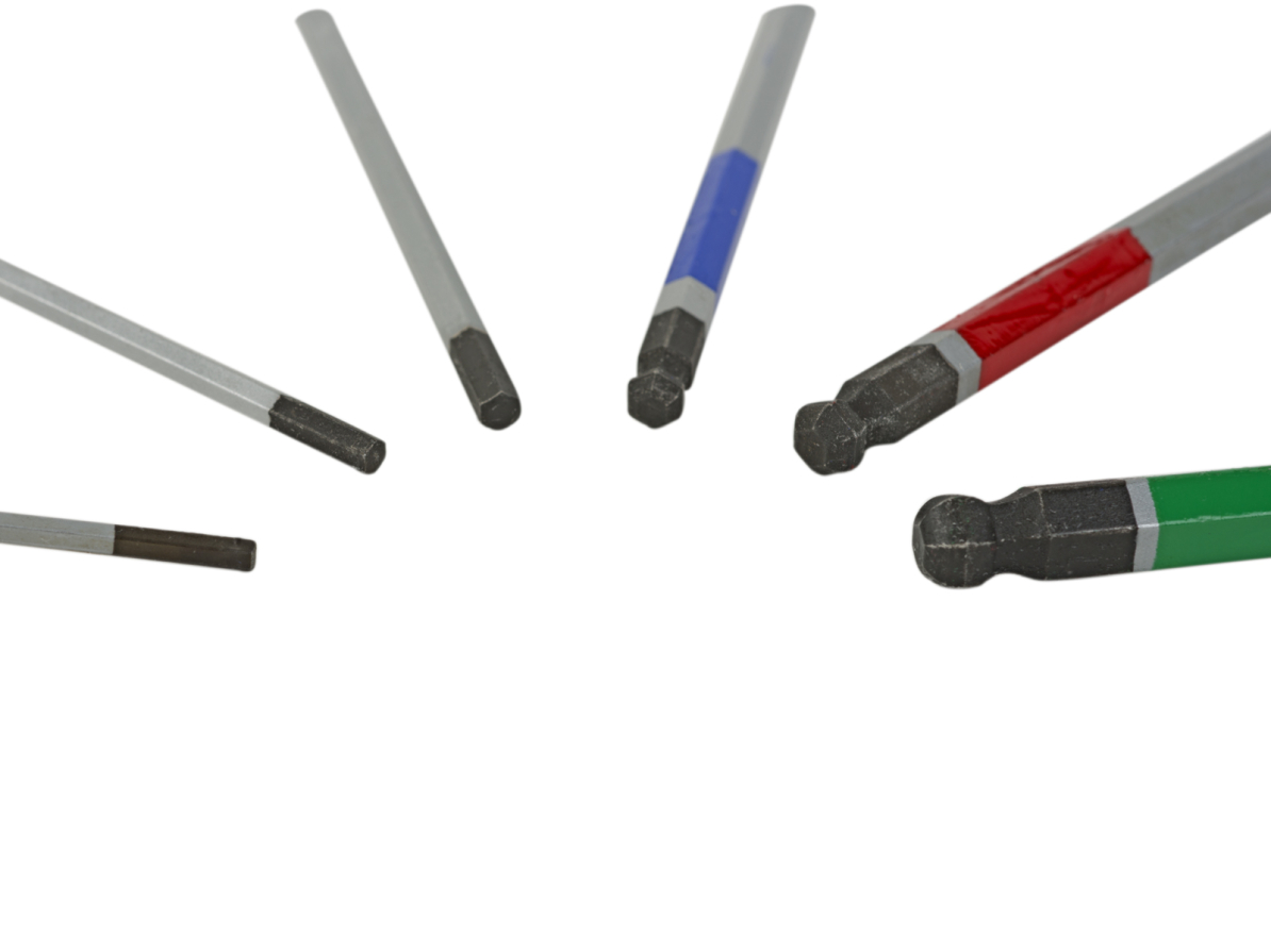 detail AUTHOR Nářadí CC Inbus TH 2-2,5-3-4-5-6 mm