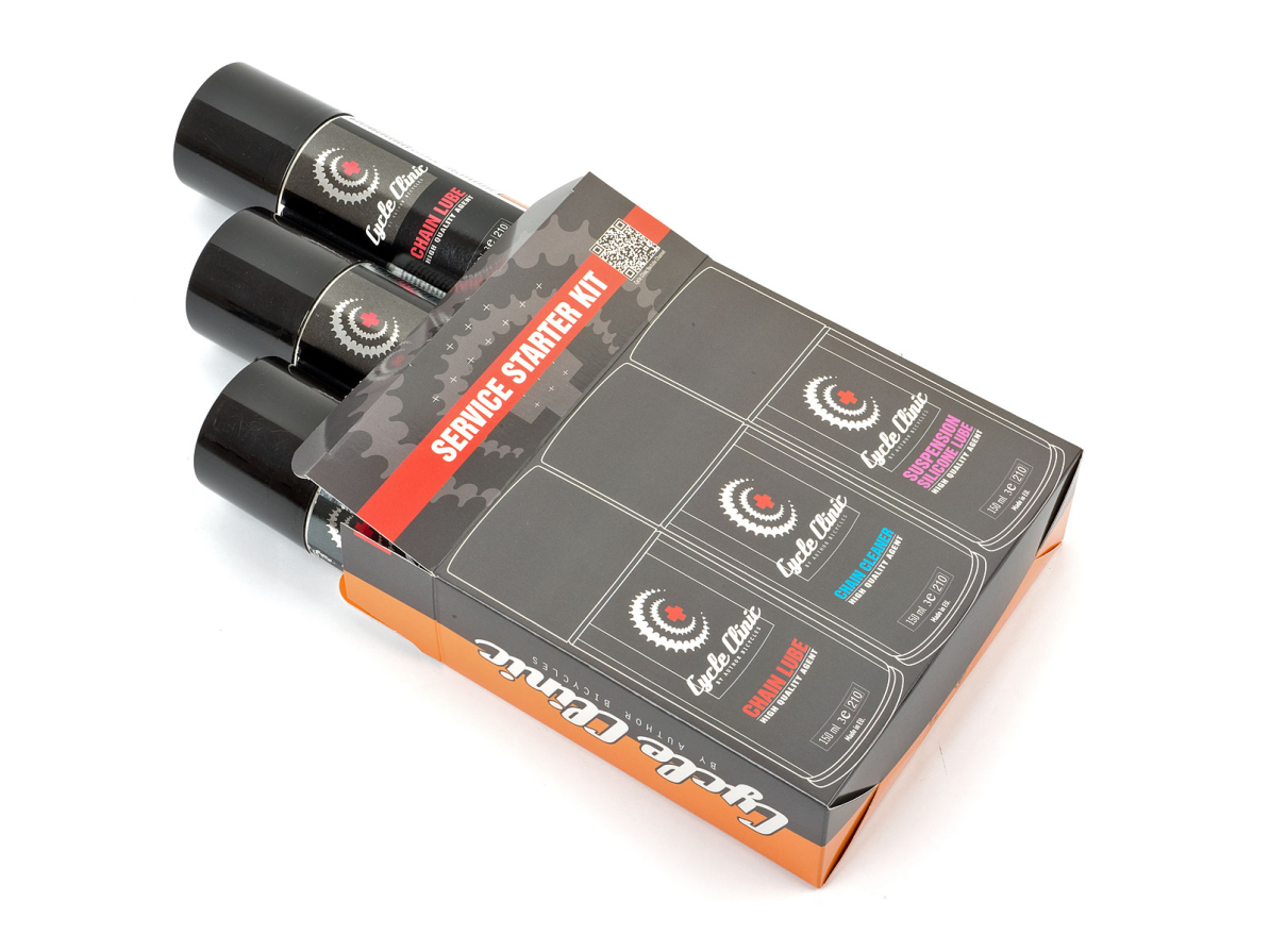 detail AUTHOR Sada Cycle Clinic Service Starter Kit 3x 150 ml
