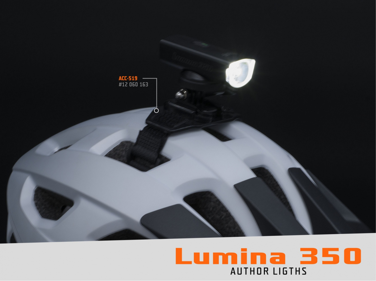 detail AUTHOR Světlo př. LUMINA 350 lm USB Alloy