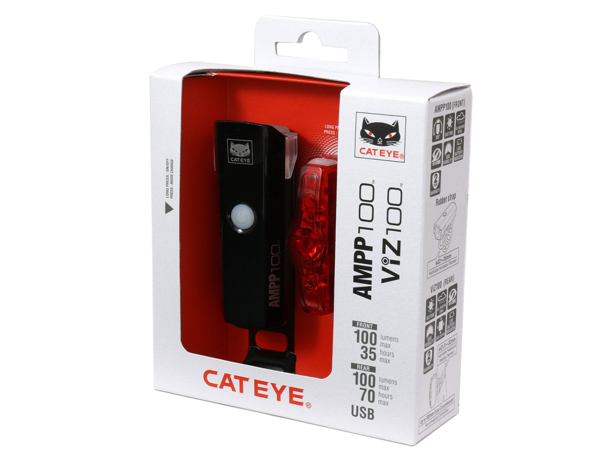 detail CATEYE Světlo sada CAT HL-EL160 / TL-LD155