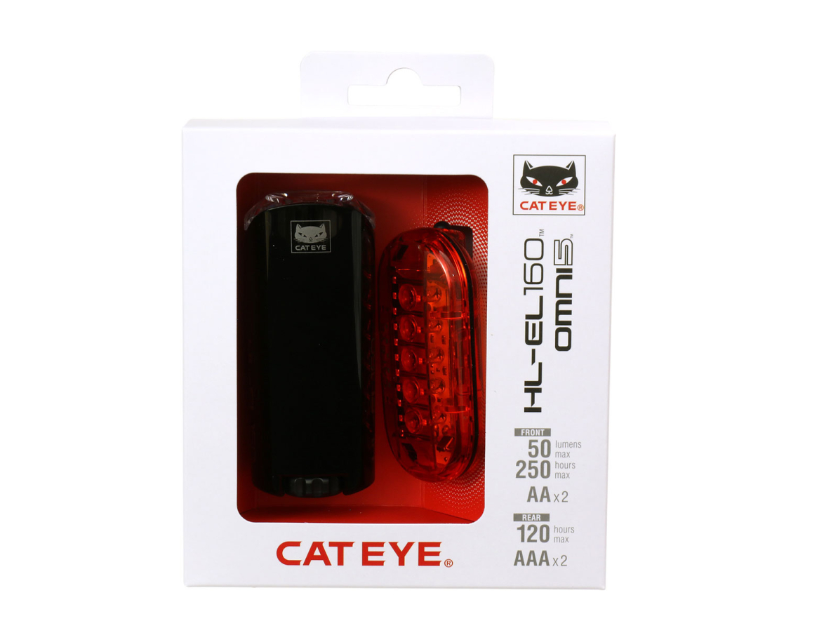 detail CATEYE Světlo sada CAT HL-EL160 / TL-LD155