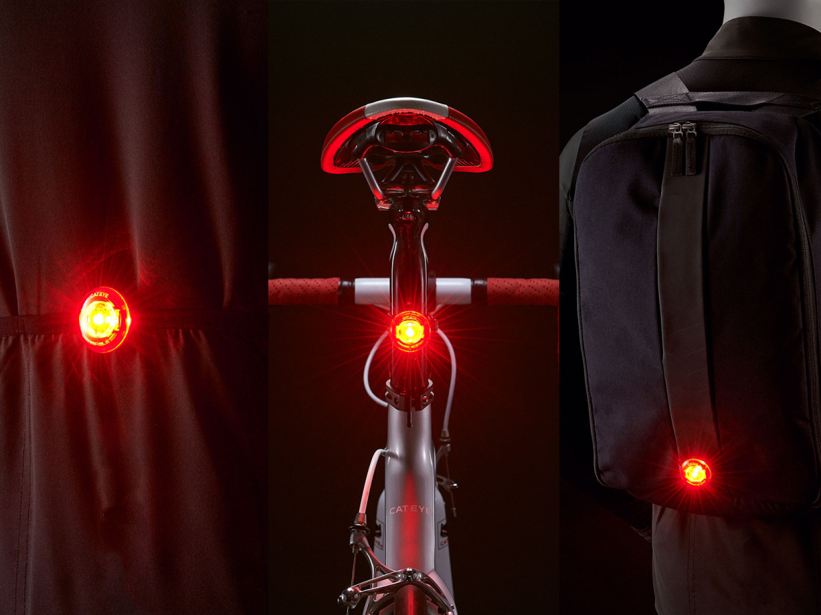 detail CATEYE Světlo zad. CAT SL-WA10 Wearable mini