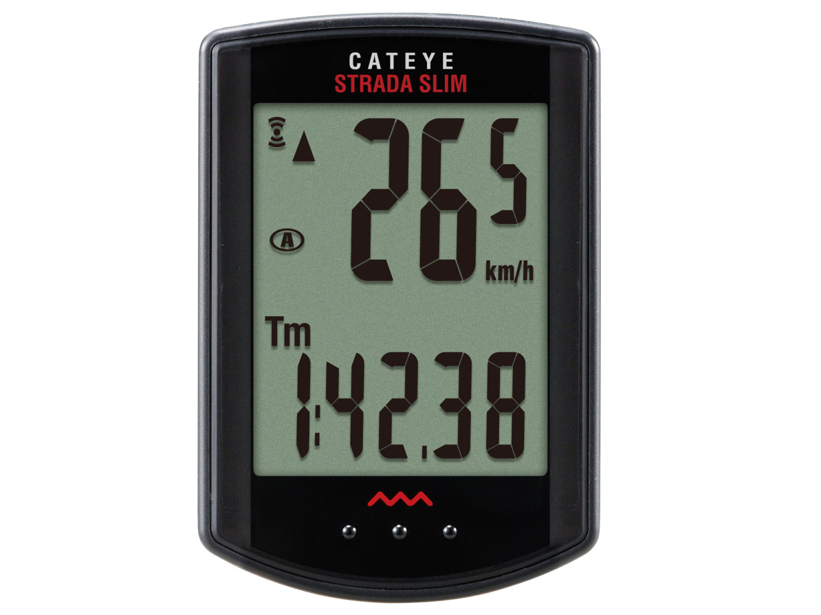 detail CATEYE Cyklopočítač CAT Strada Slim - road (RD310W)