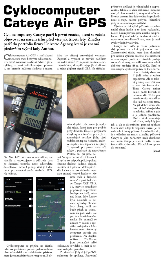 detail CATEYE Snímač TF CAT OHR-31 Bluetooth a ANT+ (#1604540)
