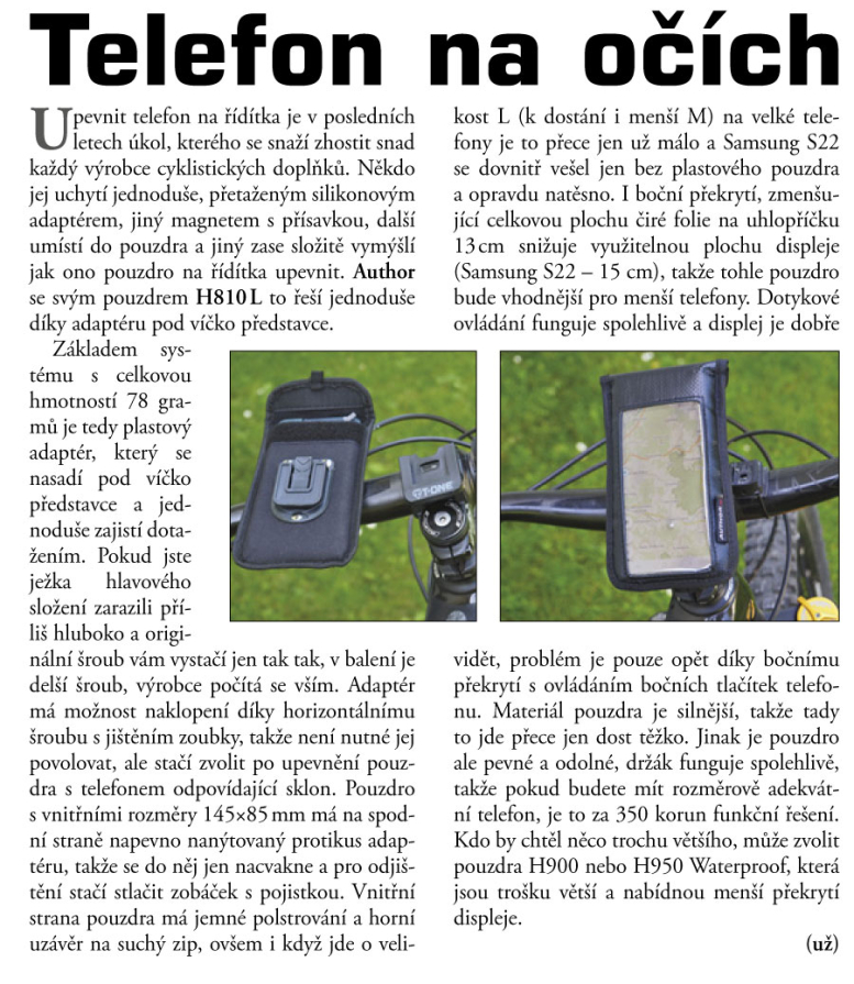 detail AUTHOR Pouzdro na telefon A-H810 L