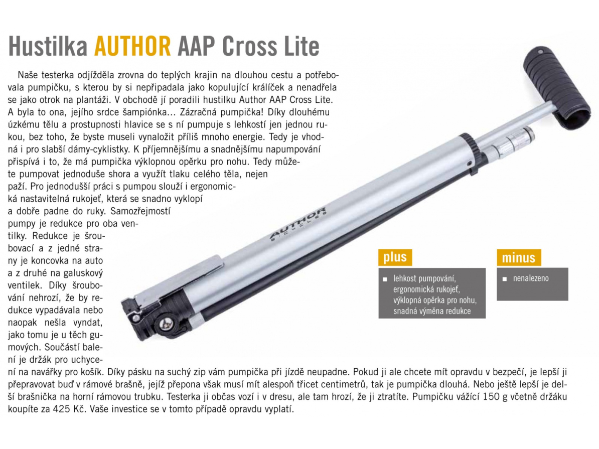 detail AUTHOR Hustilka AAP Cross Lite