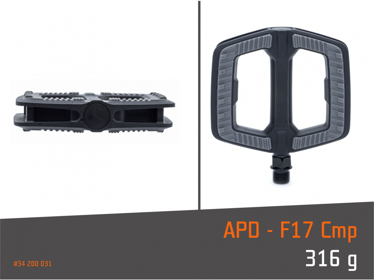 detail AUTHOR Pedál APD-F17 Cmp NonSlip